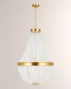 Visual Comfort Studio Summerhill Medium Chandelier By Chapman & Myers In Burnished Brass