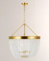 Visual Comfort Studio Summerhill Small Pendant By Chapman & Myers In Burnished Brass