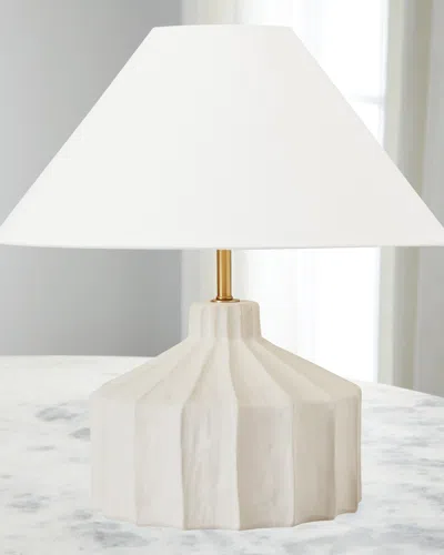 Visual Comfort Studio Veneto Medium Table Lamp By Kelly Wearstler In Matte Concrete