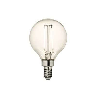 Visual Comfort Studio Visual Comfort & Co. Led G16-1/2 Shape 2.5w 2700k Soft White E12 Candelabra Base Clear Edison Style 