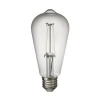 Visual Comfort Studio Visual Comfort & Co. Led St19 Shape 7.5w 3000k Warm White E-26 Medium Base Clear Edison Style Light  In Clear