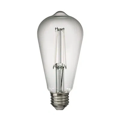 Visual Comfort Studio Visual Comfort & Co. Led St19 Shape 7.5w 3000k Warm White E-26 Medium Base Clear Edison Style Light 