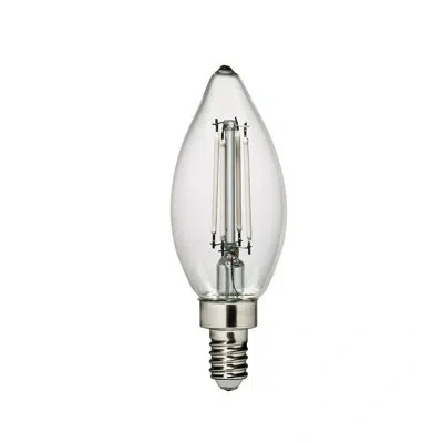 Visual Comfort Studio Visual Comfort & Co. Led Torpedo Shape 4w Warm White E12 Candelabra Base Clear Edison Style Light Bu