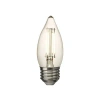 Visual Comfort Studio Visual Comfort & Co. Led Torpedo Shape 5w Warm White E-26 Medium Base Clear Edison Style Light Bulb In Clear