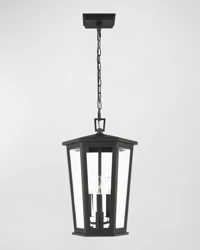 Visual Comfort Studio Witley Large Post Lantern By Sean Lavin In Textured Black