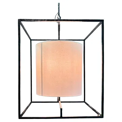 Pre-owned Visual Comfort Taine Medium Lantern By  In Orange