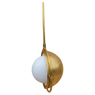 Pre-owned Visual Comfort Thomas O'brien For  Signature Decca Medium Orbital Pendant Light In Sand