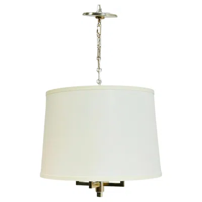Pre-owned Visual Comfort Westport Chandelier In Polished Nickel By Barbara Barry For  In Sand