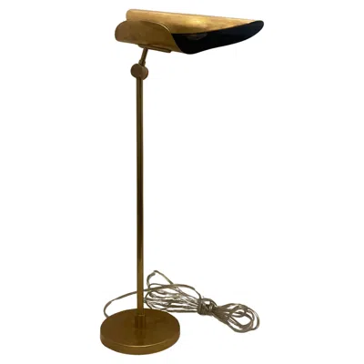 Pre-owned Visual Comfort Wonderful  Soft Brass Blue Champalimaud Flore Desk Lamp Signature