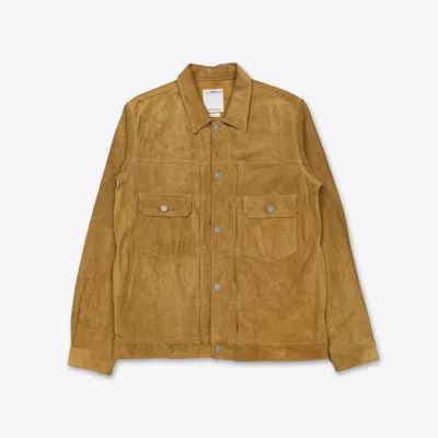 Pre-owned Visvim 101 It Suede Trucker Jacket With Tags In Brown