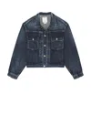 Visvim 101x Paint-splatter Denim Jacket In Blue
