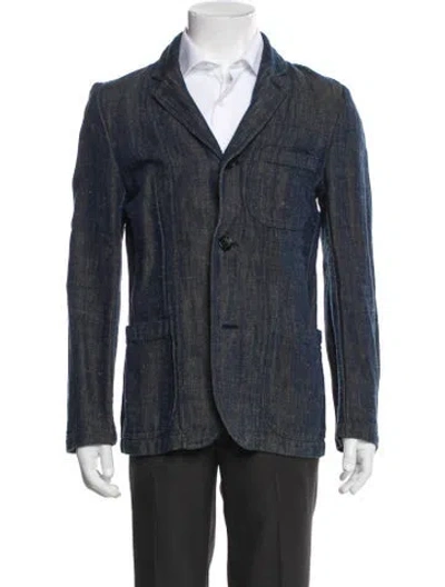 Pre-owned Visvim 2012 Denim Sport Coat In Blue