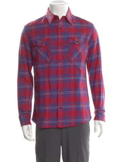 Pre-owned Visvim 2012 Tartan Shirt In Red
