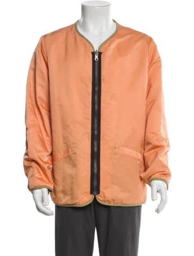 Pre-owned Visvim 2016 Iris Bomber Jacket In Orange