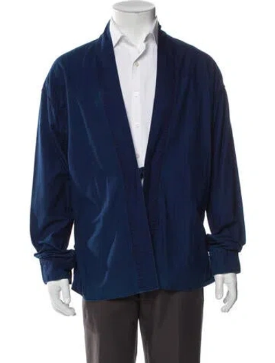 Pre-owned Visvim 2017 Lhamo Kimono Jacket W/ Tags In Blue