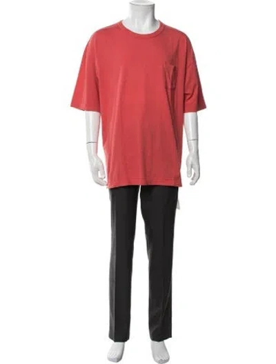 Pre-owned Visvim 2023 Amplus Dmgd T-shirt In Red