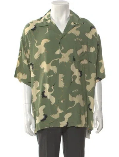 Pre-owned Visvim 2023 Crosby Shirt In Green