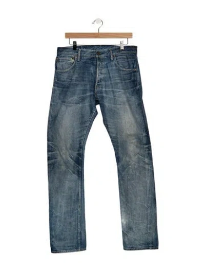 Pre-owned Visvim 2023 Straight-leg Jeans In Blue