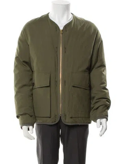 Pre-owned Visvim 2025 'iris' Reversible Down Jacket In Green