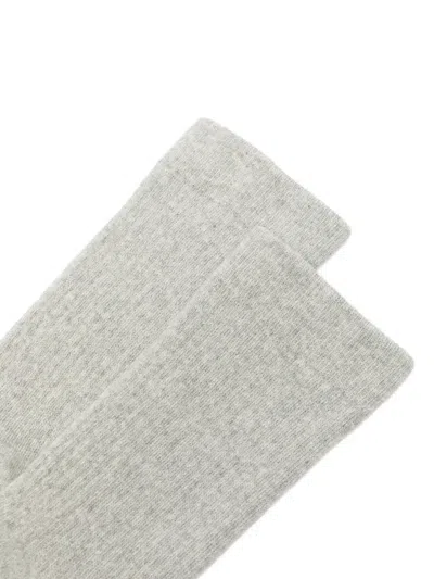 Visvim Achilles Ribbed Socks (set Of Two) In Gray