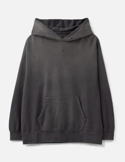 Visvim Amplus Hoodie P.o. Crash In Gray