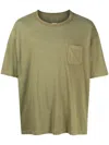 Visvim Cotton And Silk T-shirt In Grau