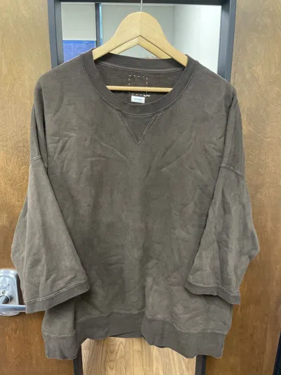 Pre-owned Visvim Amplus Sweatshirt Dk Mud Sz5 In Brown