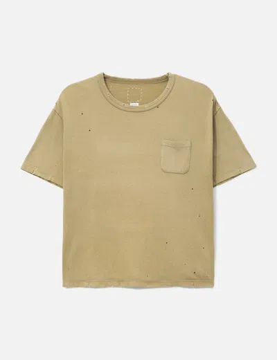 Visvim Amplus T-shirt Crash In Green