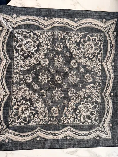 Pre-owned Visvim Bandana Wild Flower Black