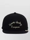 Visvim Baseball Hat Structured Crown Curved Brim In Black