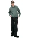 Visvim Basic Cotton Hoodie In Green