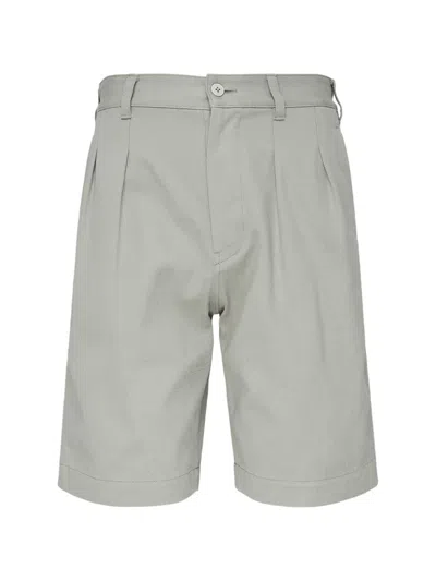 Visvim Bearn Pleated Twill Shorts In Red