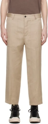 Visvim Beige Alda Hw Trousers In Beige
