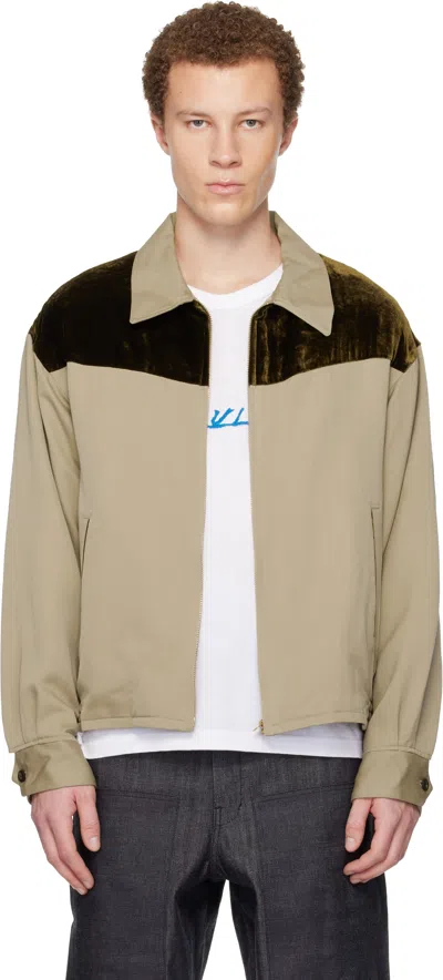 Visvim Beige Mayfield Swing Jacket In White