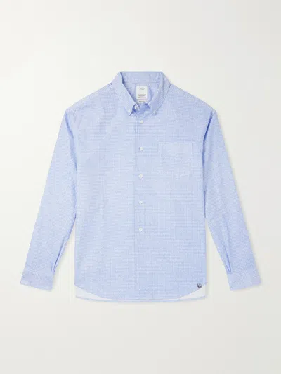 Visvim Beiler Checked Cotton Oxford Shirt In Multi