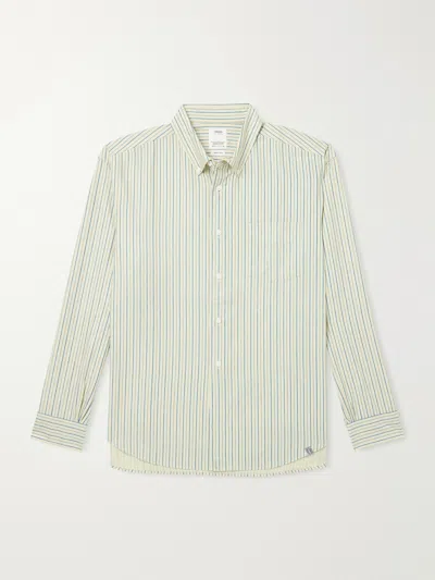 Visvim Beiler Striped Cotton Oxford Shirt In Multi