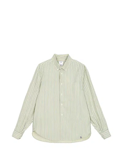 Visvim Beiler Striped Cotton Oxford Shirt In Multi