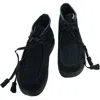 Visvim Beuys Trekker-folk Moccasins In Black