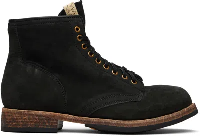 Visvim Black Brigadier Mid-folk Boots