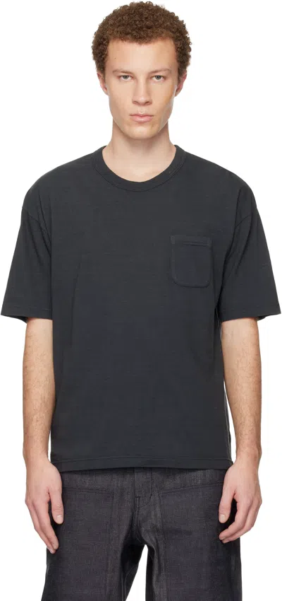 Visvim Black Jumbo S/s Dmgd T-shirt