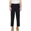 Visvim Buttoned Tab Trousers In Black