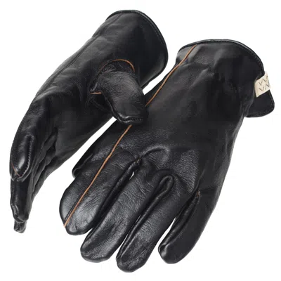 Visvim Black Leather Gloves