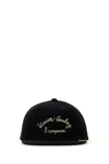 Visvim Black Logo Baseball Hat In Brown