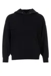 Visvim Felpa In Lana Nera  Uomo In Black
