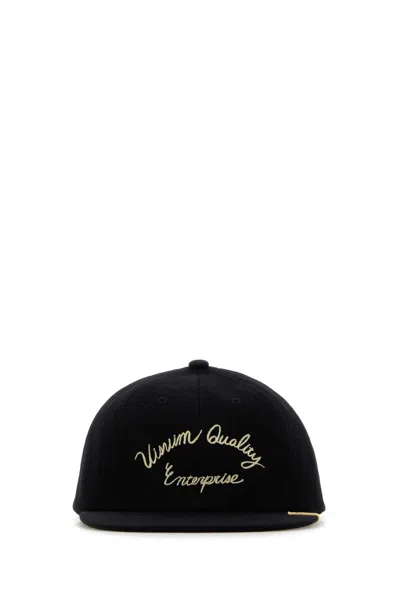 Visvim Black Wool Blend Baseball Cap
