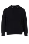 Visvim Felpa In Lana Nera  Uomo In Black