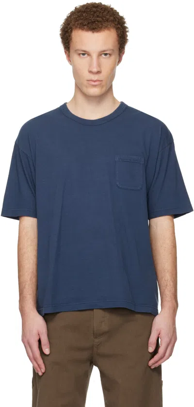 Visvim Blue Jumbo S/s Dmgd T-shirt In Neutral