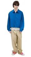 Visvim Blue Logo Jacket In Blue