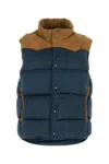 Visvim Piumino Colter In Rayon Blu  Uomo In Blue