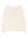 Visvim Pullover Mit U-boot-ausschnitt In Weiss
